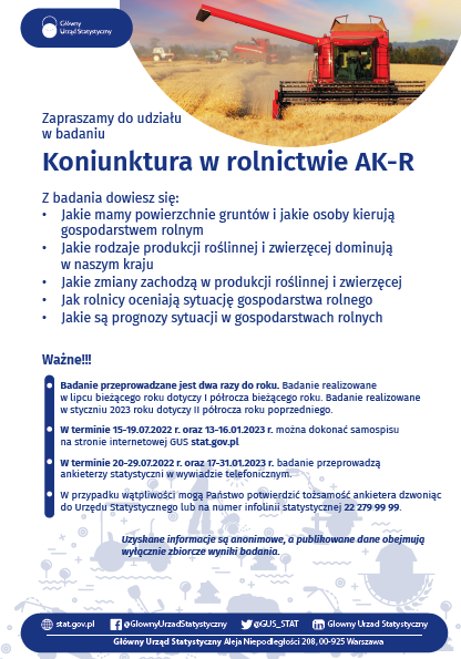 Badania koniunktury w gospodarstwach rolnych