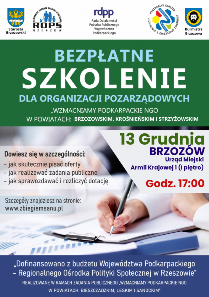 Zaproszenie na szkolenie