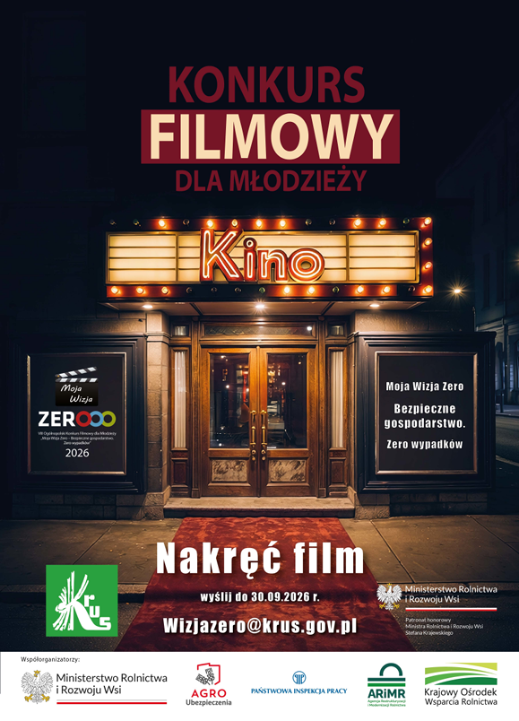VIII edycja konkursu filmowego KRUS Moja Wizja Zero rozpoczęta!