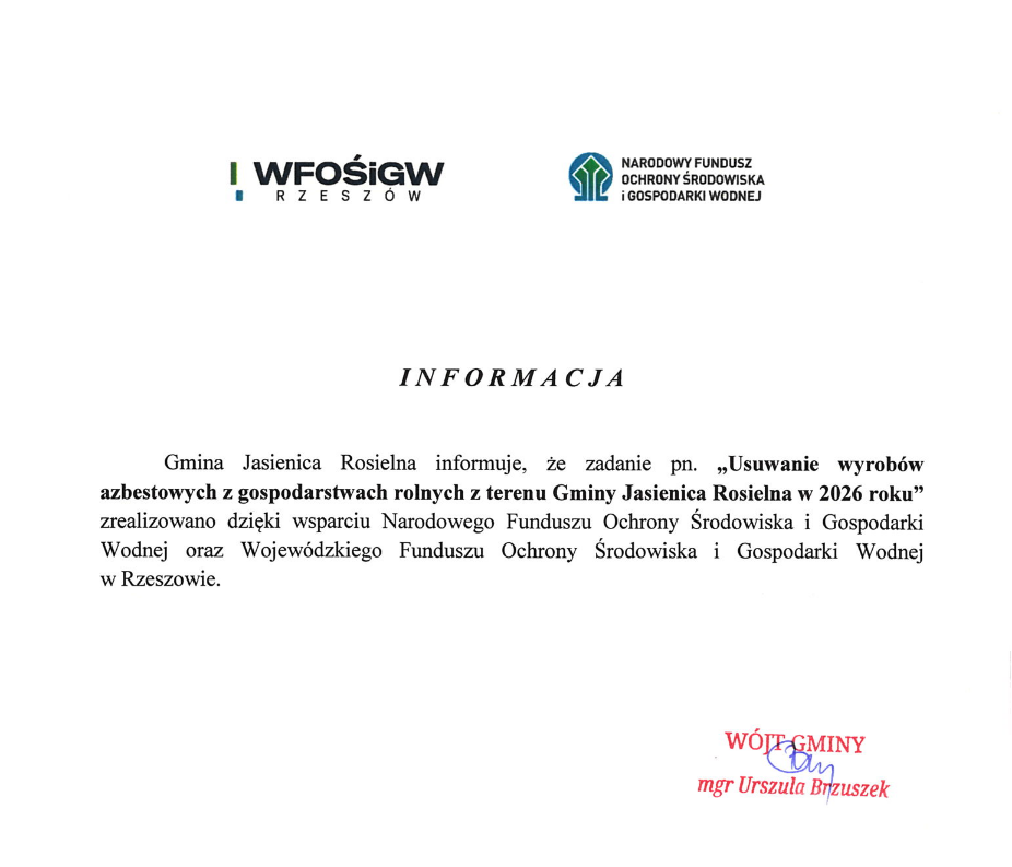 Usuwanie wyrobów azbestowych z gospodarstw rolnych w 2026 roku